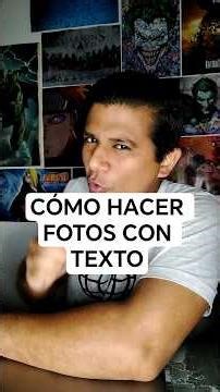 Cómo Hacer Fotos con Texto #fotografia #tipsdefoto #shorts
