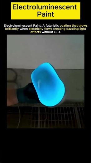 “Electroluminescent Paint: Surfaces That Glow With Electricity!”✨🎨