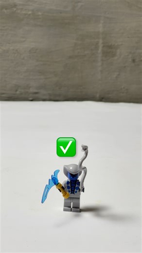 the process of assembling a lego snake minifigure 🐍 from scratch #shorts #shortvideo #viral