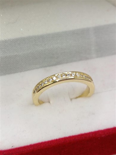 Foot Ring, Gold Toe Ring and White Zircons - Etsy