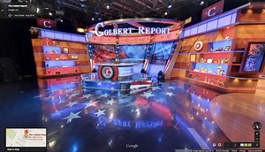 Google Maps adds virtual tour of The Colbert Report studio ahead of last show tonight