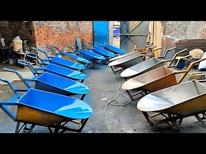 Construction Trolley Making Process || Unlock the Unbelievable ideas of Making Wheelbarrow ||