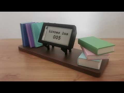 Book Counter – E-Paper & Arduino