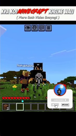 Minecraft Collab? Comment Your GamerTag! 🎮🔥 #minecrafthindi