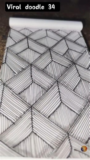 Easy zen doodle art tutorial for beginners #art #doodle #viral #trending