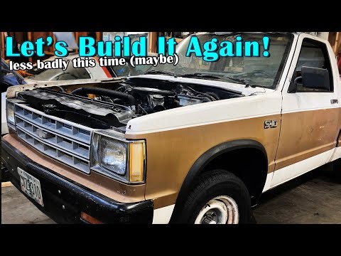 Rescuing my 82 S-10 (from myself) with a new(er) engine!