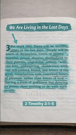 If This Verse Doesn’t Shake You… Read It Again | 2 Timothy 3:1–5 (Last Days Warning)