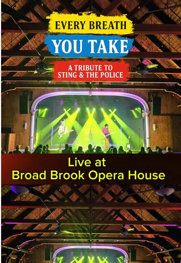“King of Pain” live at the Broad Brook Opera House. #sting #thepolice #tributeband #everybreathyoutake #ebyt