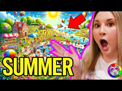 Kids Summer Art and Drawing Lesson, Summer Art for Kids