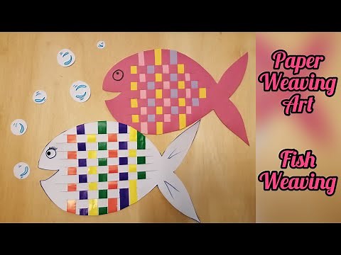 How to make Paper Weaving Fish | Paper Weaving | Fish Weaving | DIY Paper Weaving Art | Daily Art