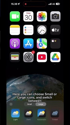 How to customize your Iphone home screen📲 #viral #shorts #trending #applehacks #youtubeshorts #fyp