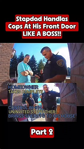 Stepdad Handles Police Encounter with Confidence