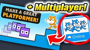 Make a Multiplayer Platformer in Scratch | Cloud Tutorial #4