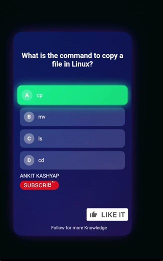 Linux important commands ✍️💻 subscribe for more knowledge 🙏#linux #mnc #corporate #computer #quiz