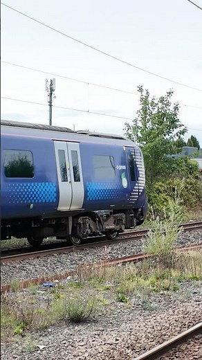 Scotrail Class 385s with 2P25 0906 Edinburgh to Dunblane at Larbert #trainspotting #scotrail