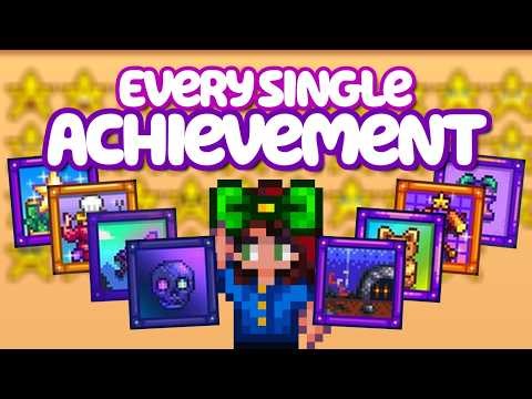 How to 100% Stardew Valley! A Guide to Every Single Achievement 💯