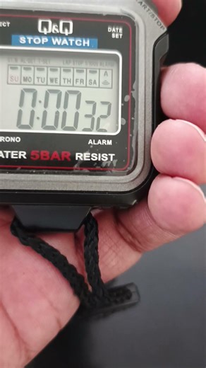 How to read time on a stopwatch
