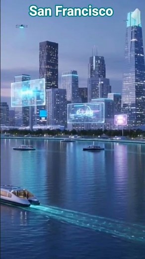 San Francisco 2100 | Futuristic Sci-Fi City | AI Generated Future Vision