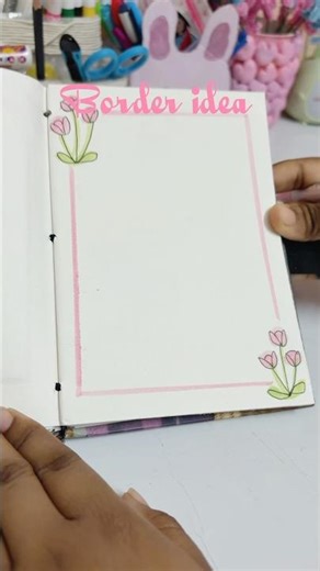 Pretty Border Ideas for Notes🌸🎀