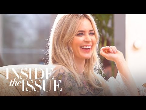 Behind the scenes with Emily Blunt for Harper's Bazaar's March 2020 issue