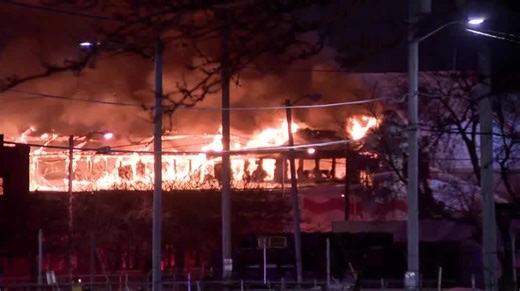 Milwaukee firefighters battle fire at U-Haul storage facility