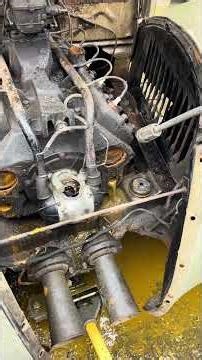 #ford woody 1937 first engine start in 50 years block rinse full video ⁨@classiccarbuyeruk1281⁩