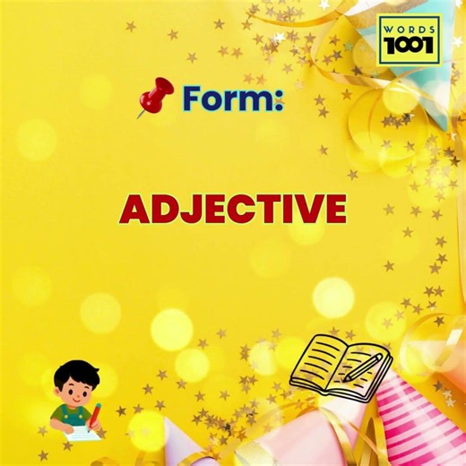 Do you know this English word? New English Word Daily #wordoftheday #easyenglish #vocabulary