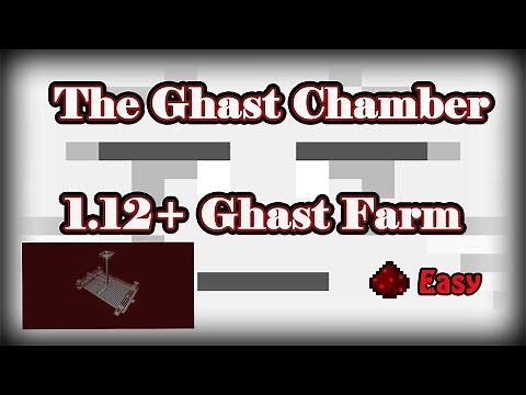 Simple 1.12+ AFK Ghast farm and Pigman farm Easy and Survival Friendly
