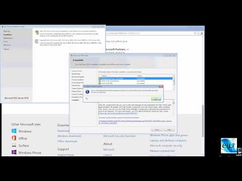 Download and Install Microsoft SQL Management Studio express for free (no sound)