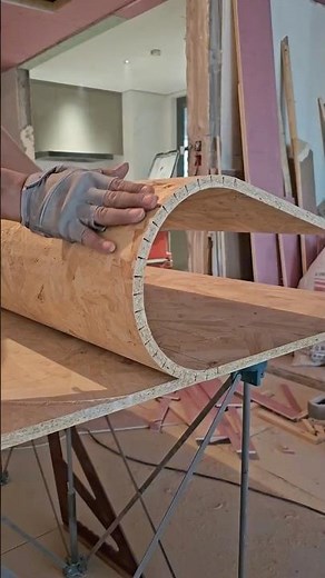 Plywood Bending Mastery | Smooth & Aesthetic Curved Wood Design
