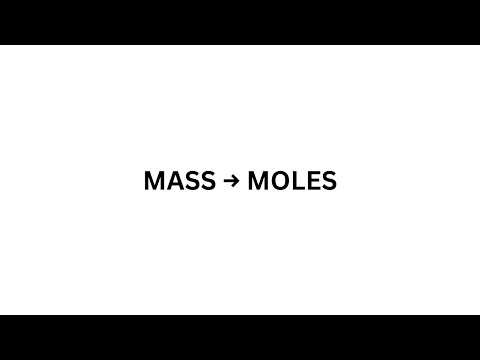 How to Convert Mass to Moles | Mole Concept | O-Level Chemistry