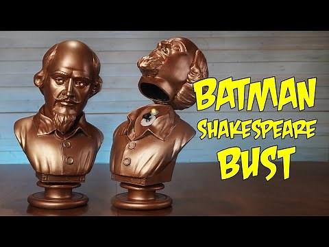Batman Shakespeare Bust 3D Print - Finishing Resin Prints