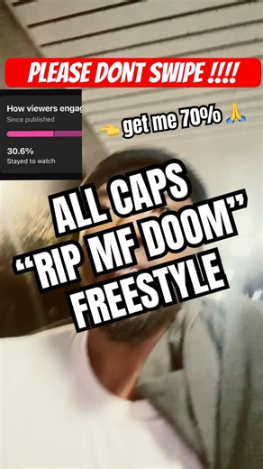 🔥 Freestyle rap over MF DOOM’s classic ALL CAPS instrumental #HipHop #MFDOOM #Freestyle