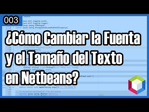 003 Cambiar Fuente y Tamaño del Texto en Netbeans | Curso de Netbeans