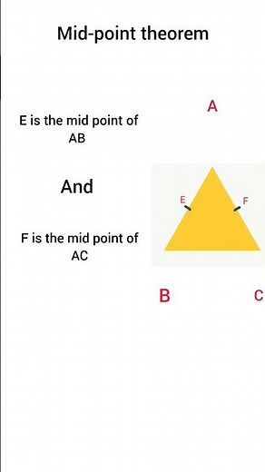 Mid-point Theorem class 9