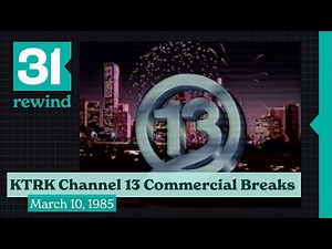 KTRK-TV Channel 13 - Commercial Breaks, 3/10/1985