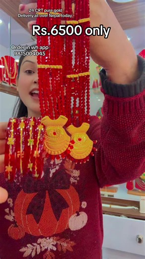 Exclusive 24 CRT Pure Gold Jewelry in Nepal