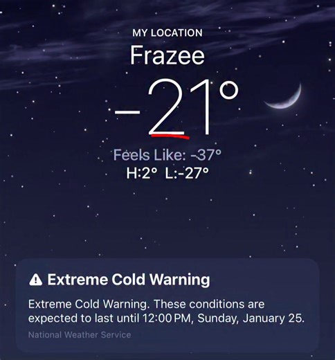 Show me your temp… 🥶🥶🥶🥶 it’s only going to get worse tomorrow… school is already cancelled! | Laura Hanson