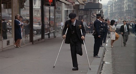 Happy 89th birthday, Edward Fox!Fred Zinnemann on how painful it was for Edward Fox while doing the handicapped war veteran Make-up for "The Day of the Jackal" (1973) & how an old French lady reacted to the disguise: "A marvelous make-up job helped the ‘Jackal’ with the disguises he used to keep ahead of the police and gendarmes. His last appearance was as an elderly bemedalled war veteran hobbling along on a crutch, one leg amput@ted below the knee. For this scene his leg had to be bent back at