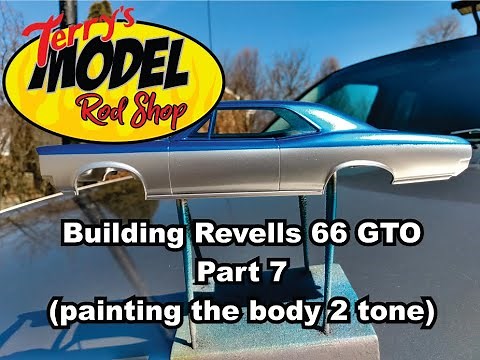 66 GTO Part 7 painting the two tone