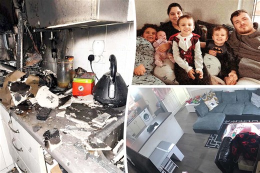 Home destroyed after fire started by smart toaster spreads