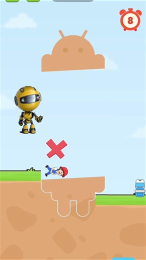 😱 Only One Perfect Slice Saves Him | Slice To Save Puzzle #shorts