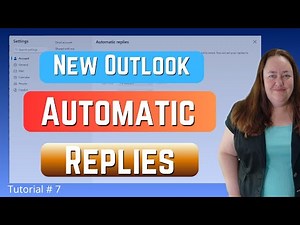 Outlook Automatic OUT OF OFFICE Replies Made EASY