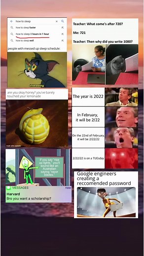 Humorous Memes About Sleep Schedules and Education