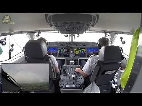 Super modern Airbus A220-300: Captain Gerhard's Air Baltic Dublin Takeoff! [AirClips]