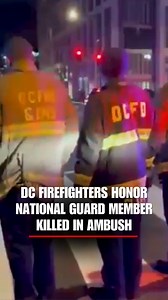 2.4M views · 114K reactions | WATCH: Firefighters and first responders line the streets of Washington, DC for the dignified transfer of National Guard member Sarah Beckstrom, who was killed in the ambush attack near the White House. | Fox News | Facebook