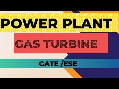 Power plant gas turbine ies 2019 question Mains