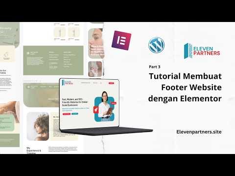 Part 3 Tutorial Membuat Footer Website dengan Elementor