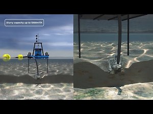Revolutionizing Ports and Dam Dredging: DRH85 Cable Dredge video 3D