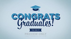 Congrats Graduates! - Title Graphics